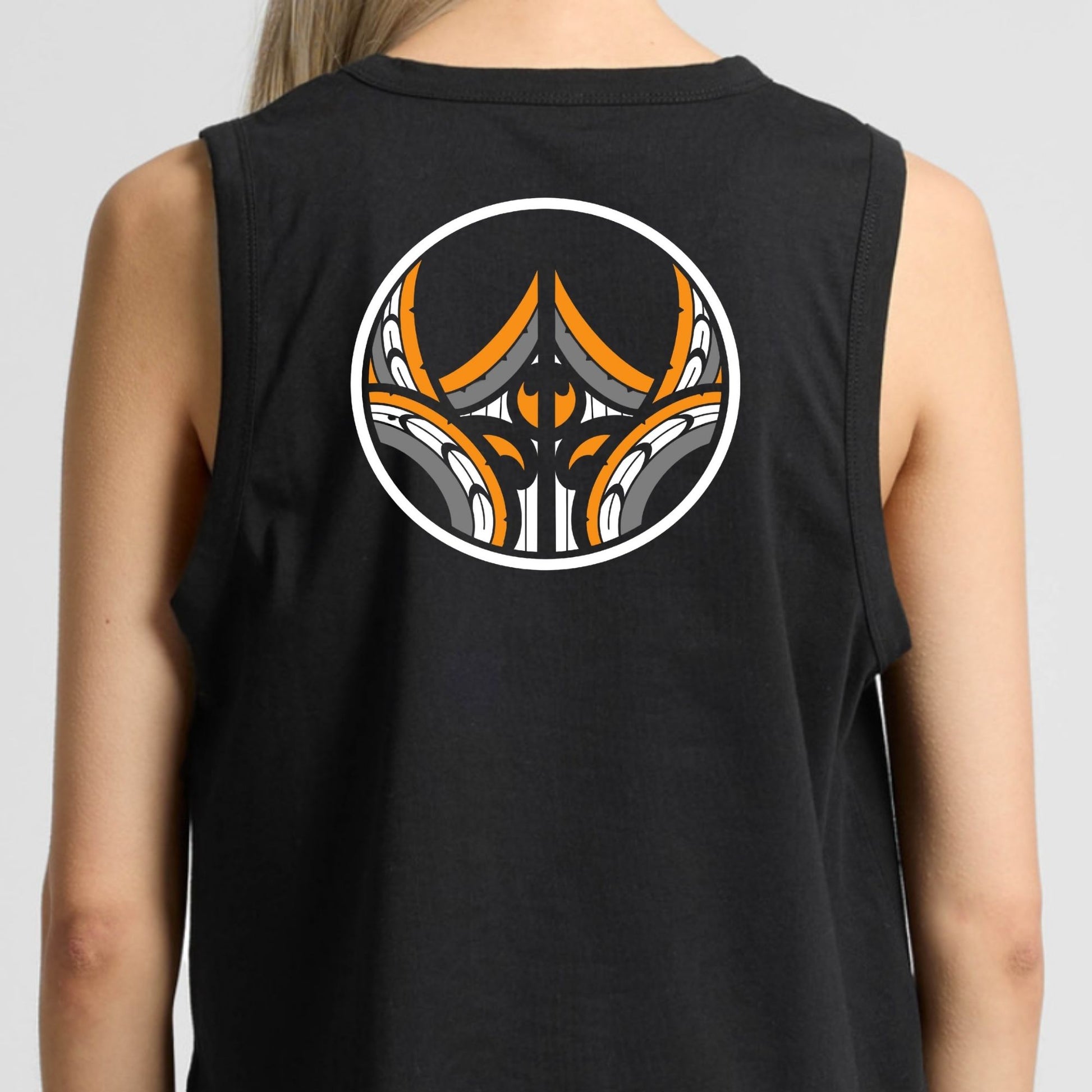 Wo's Martina Crop Tank Aloua Vision & Print