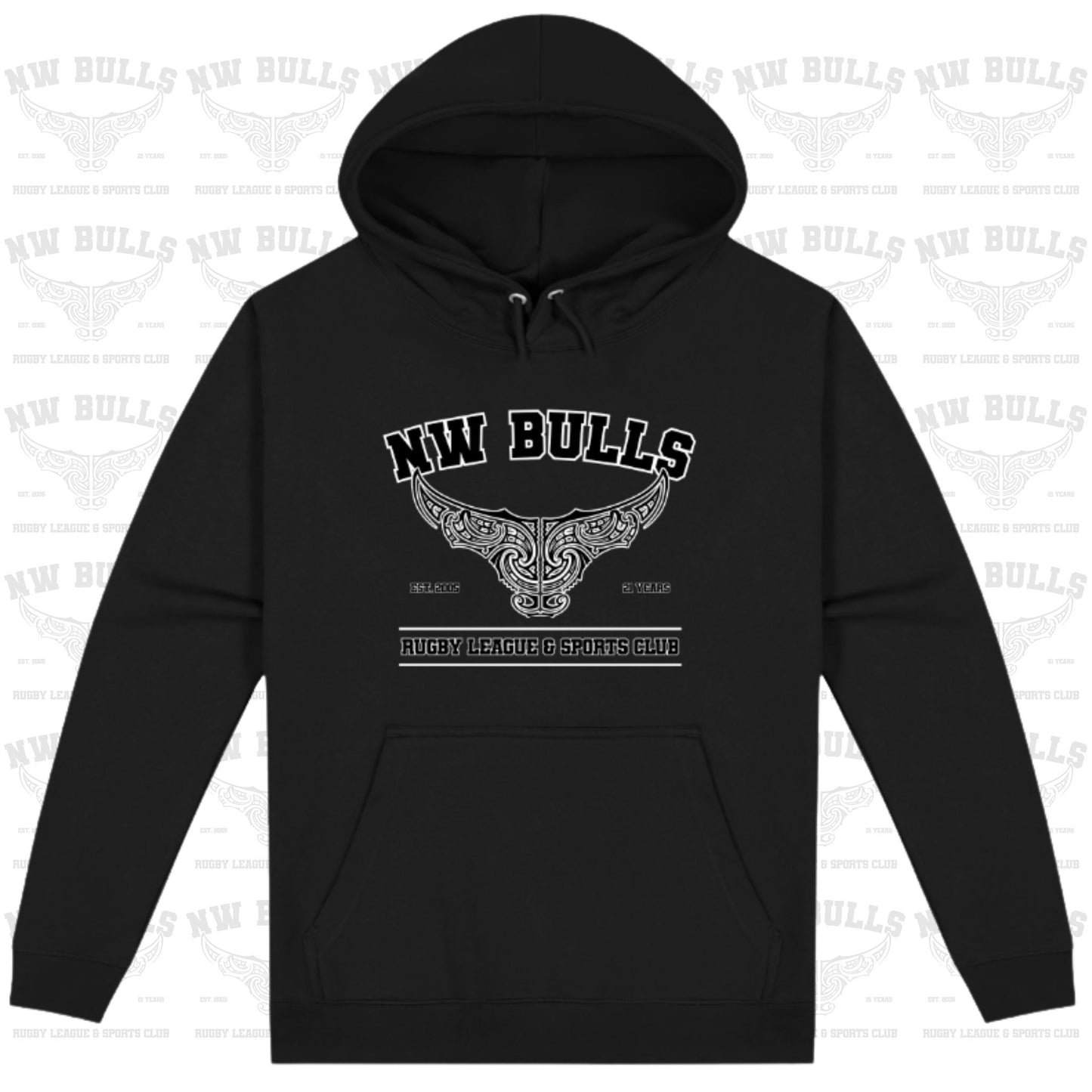 NW Bulls 21st Hoodie (Adults) Aloua Vision & Print