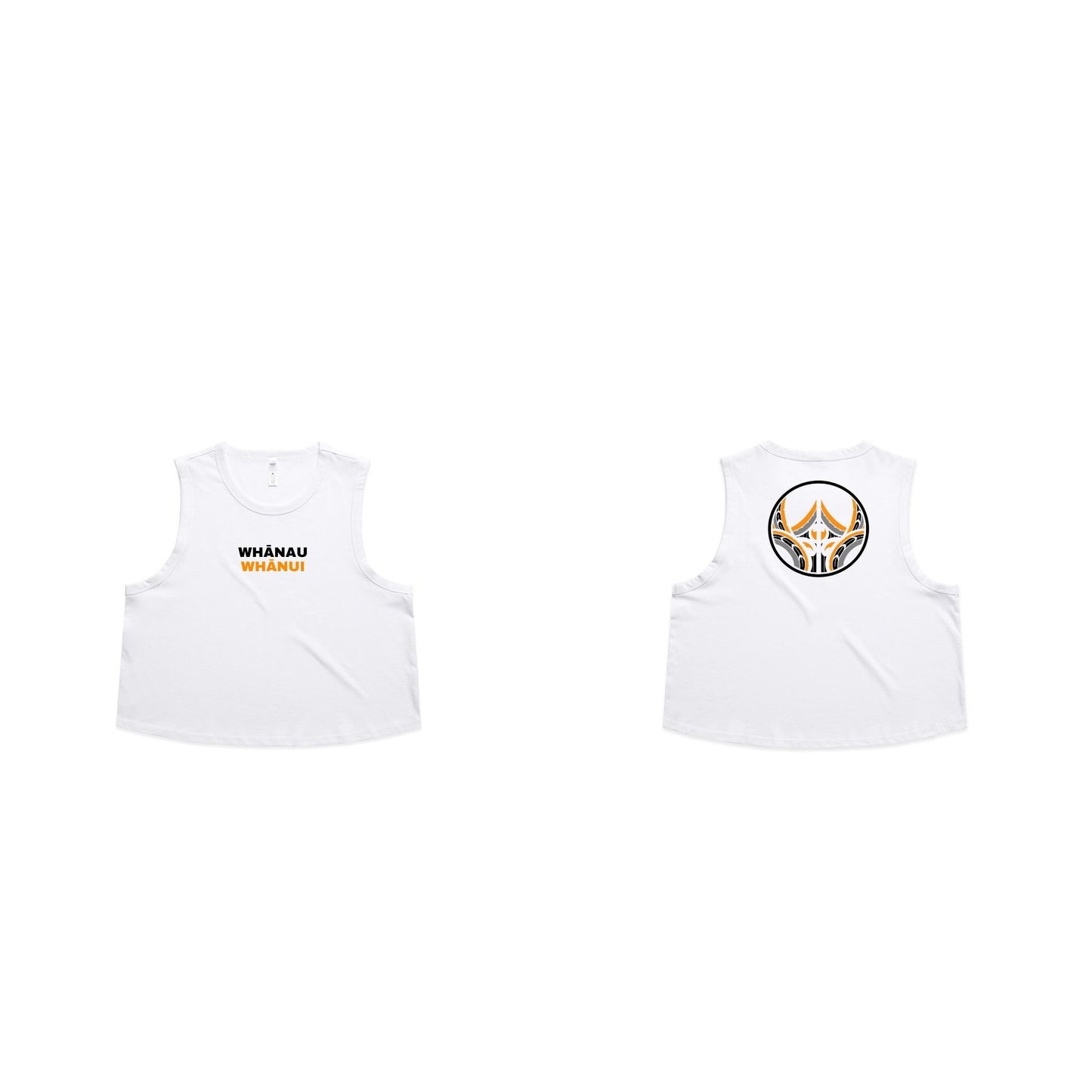 Wo's Martina Crop Tank Aloua Vision & Print