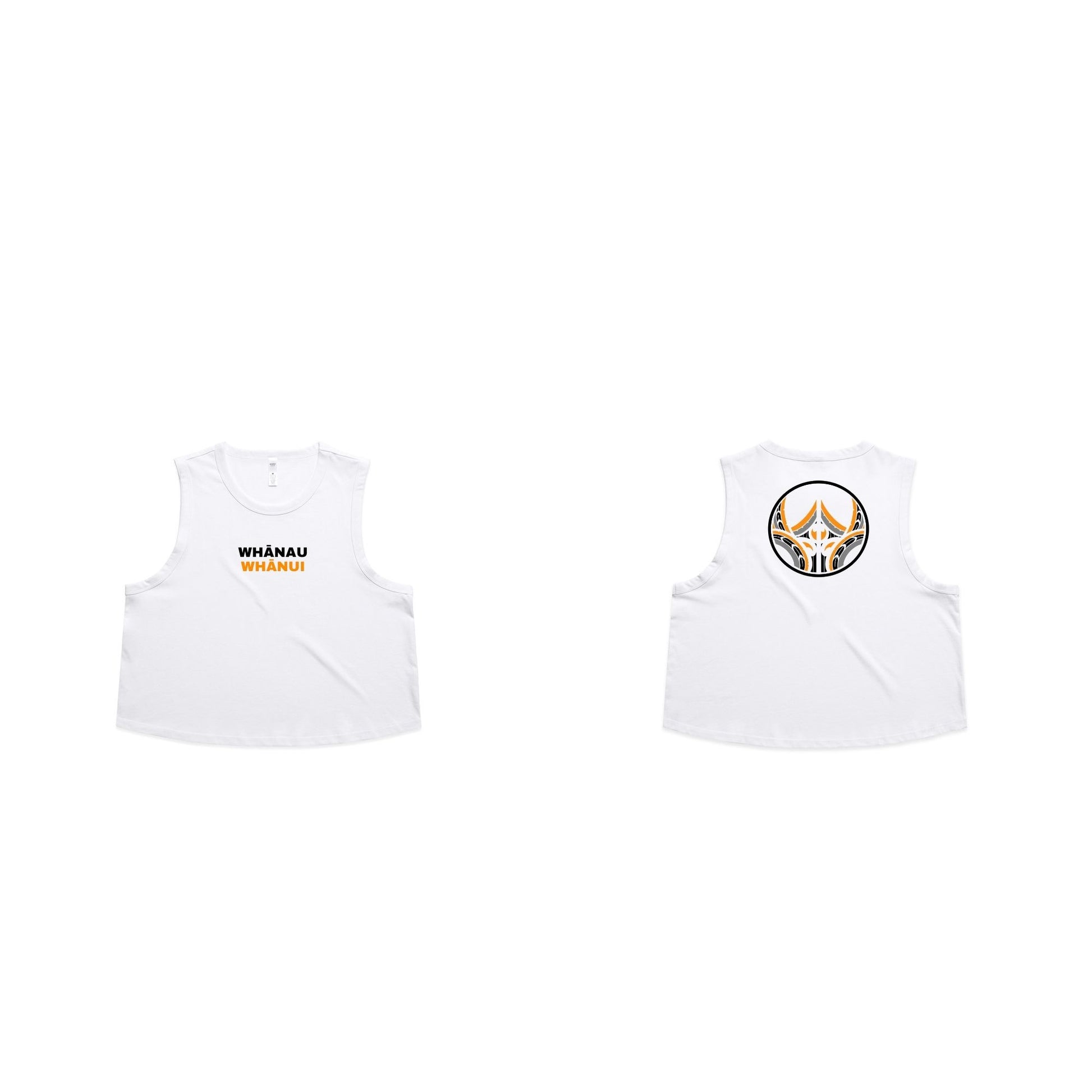 Wo's Martina Crop Tank Aloua Vision & Print