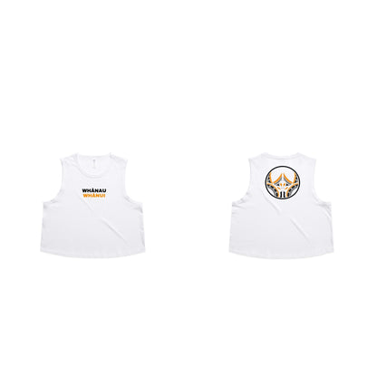 Wo's Martina Crop Tank Aloua Vision & Print