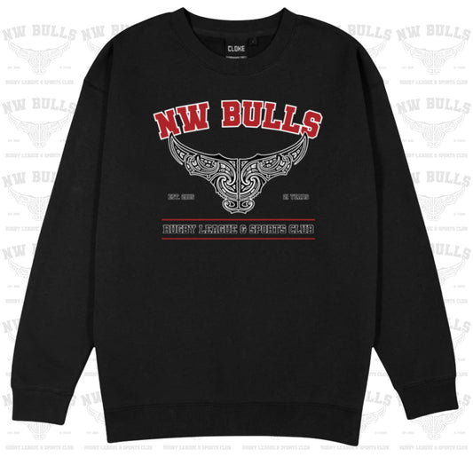 NW Bulls 21st Crewneck (Adults) Aloua Vision & Print