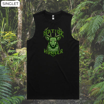 Native Hunter Stag Singlet (Adults) Aloua Vision & Print
