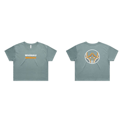 Wo's Crop Tee Aloua Vision & Print