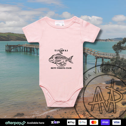 Tinopai Bent Fishing Club Onesie (Infant) Aloua Vision & Print