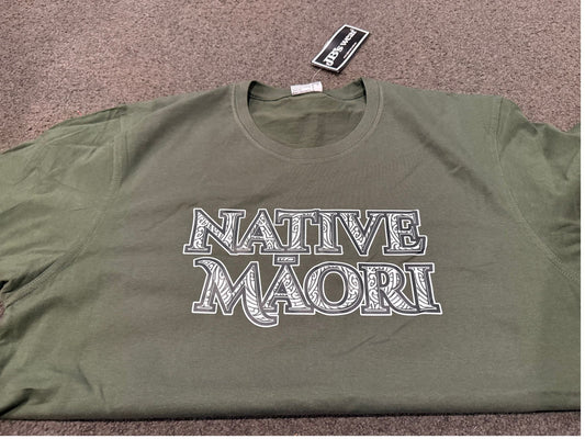 2XL Native Maori Wording Tee