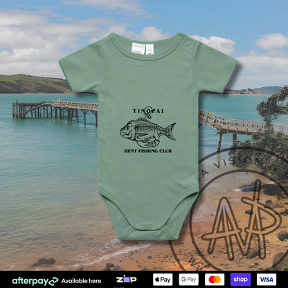 Tinopai Bent Fishing Club Onesie (Infant) Aloua Vision & Print