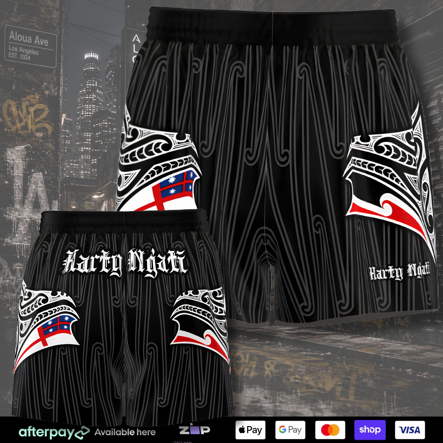 Harty Ngati Rugby Shorts [PRE-ORDER] Aloua Vision & Print