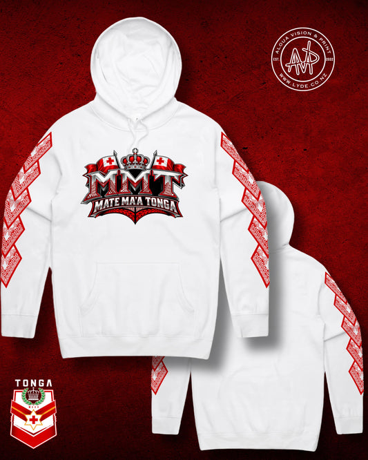 MMT White Hoodie (Adults) Aloua Vision & Print