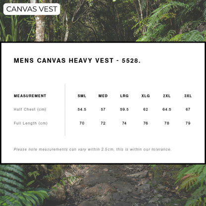 Native Hunter Canvas Vest - Stag (Adults) Aloua Vision & Print