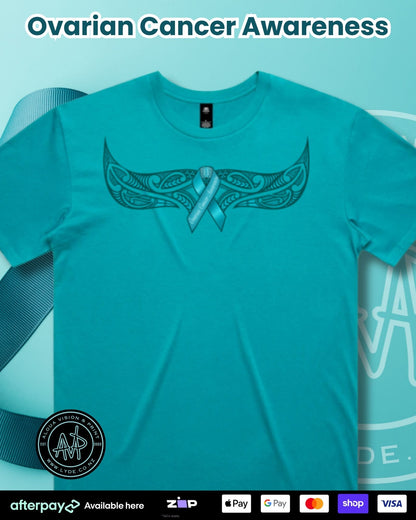 Ovarian Cancer Awareness T-Shirt (Adults) Aloua Vision & Print
