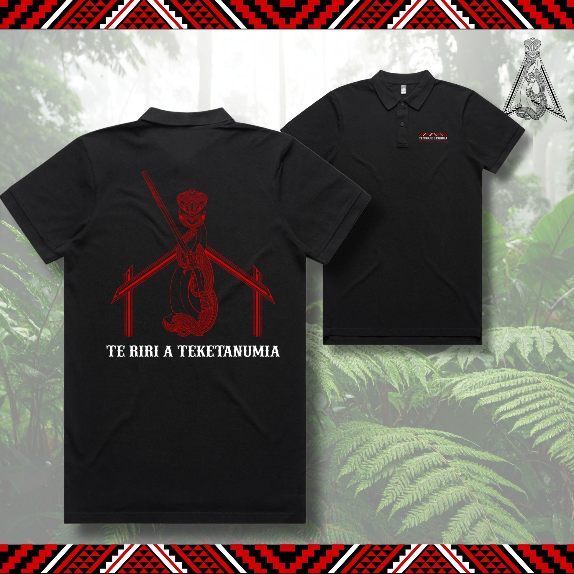 Pākinga Polo T-Shirt Aloua Vision & Print