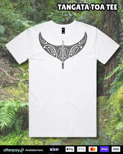 Tangata Toa Tee (Adults) Aloua Vision & Print