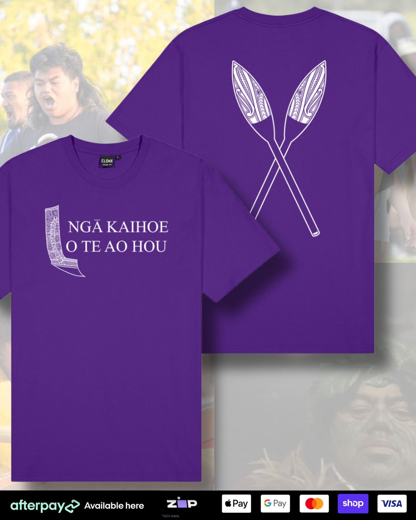Ngā Kaihoe O Te Ao Hou - T-Shirt (Adults) Aloua Vision & Print