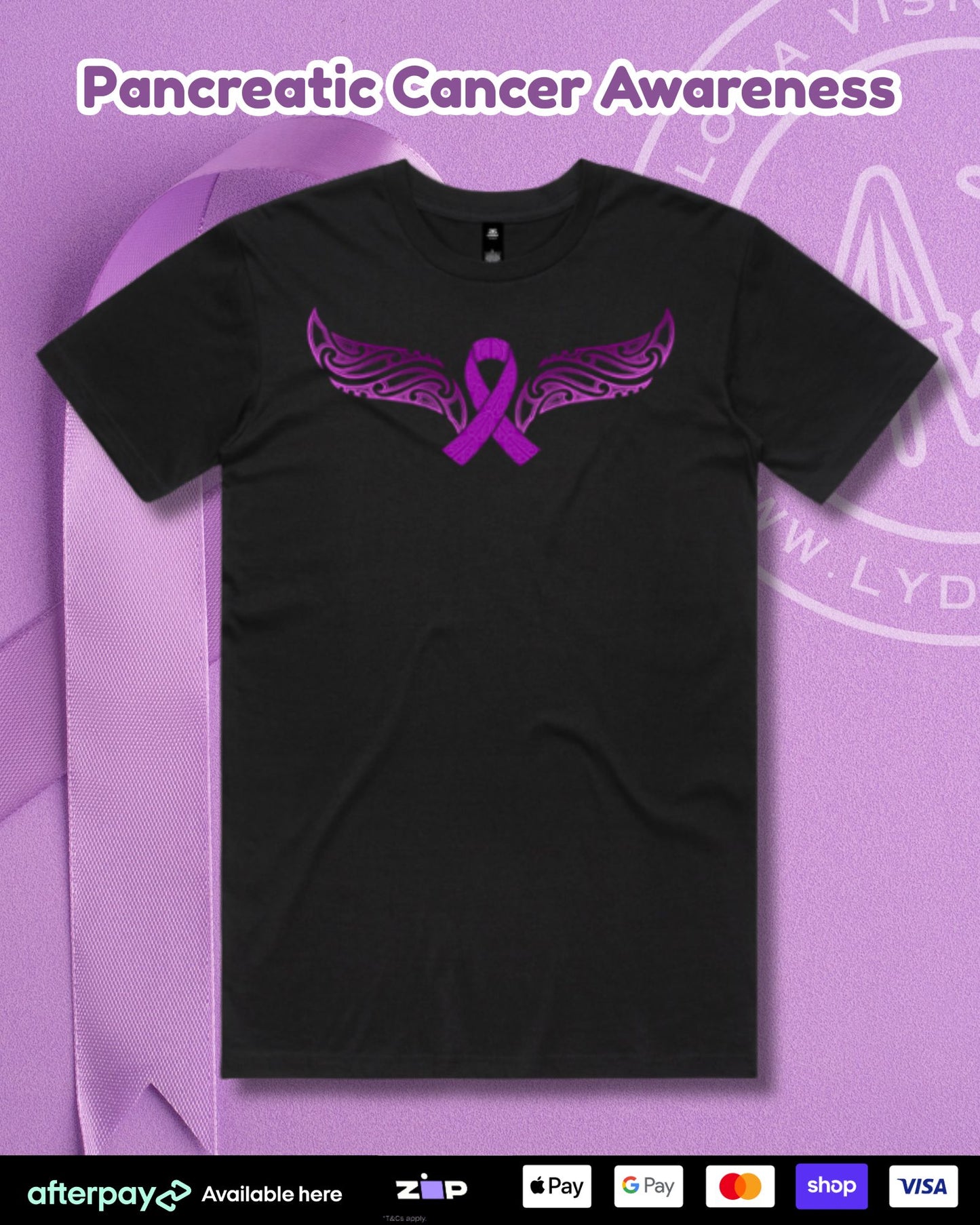 Pancreatic Cancer Awareness T-Shirt (Adults) Aloua Vision & Print