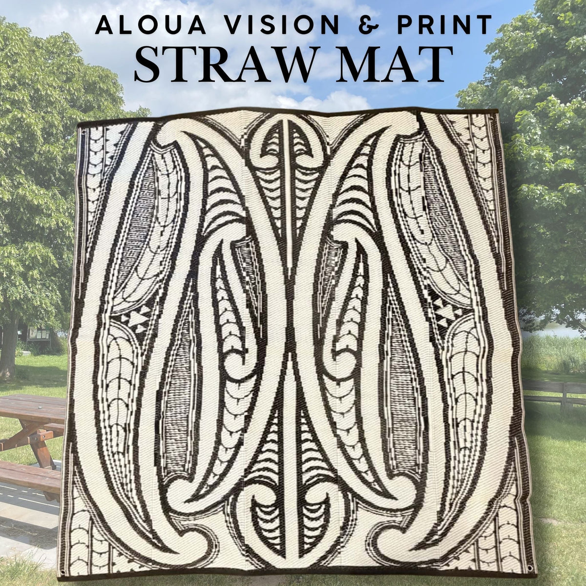 Straw Vision Straw Mat | Aloua Vision & Print