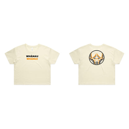 Wo's Crop Tee Aloua Vision & Print