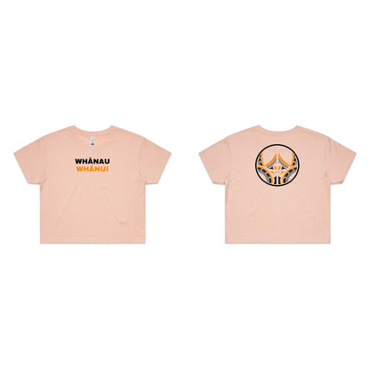 Wo's Crop Tee Aloua Vision & Print
