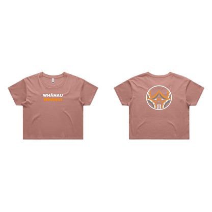 Wo's Crop Tee Aloua Vision & Print