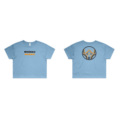 Wo's Crop Tee Aloua Vision & Print