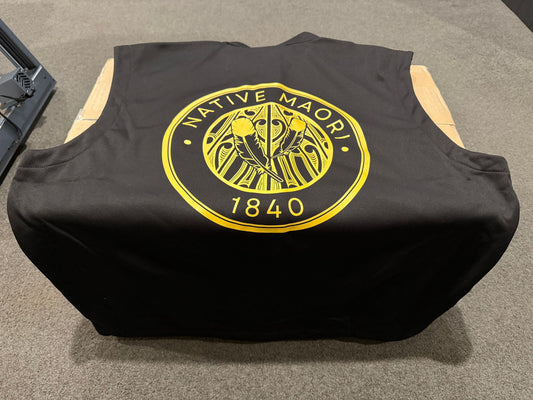 2XL Softshell Vest - Native Maori