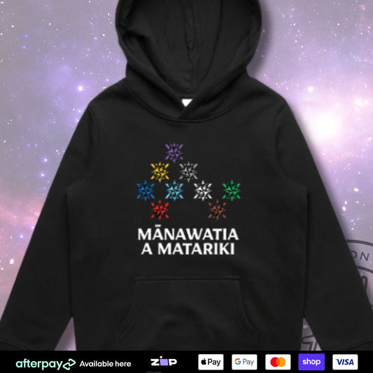 Manawatia A Matariki Hoodie Aloua Vision & Print