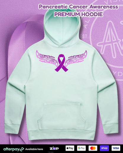 Pancreatic Cancer Awareness Hoodie (Adults) Aloua Vision & Print
