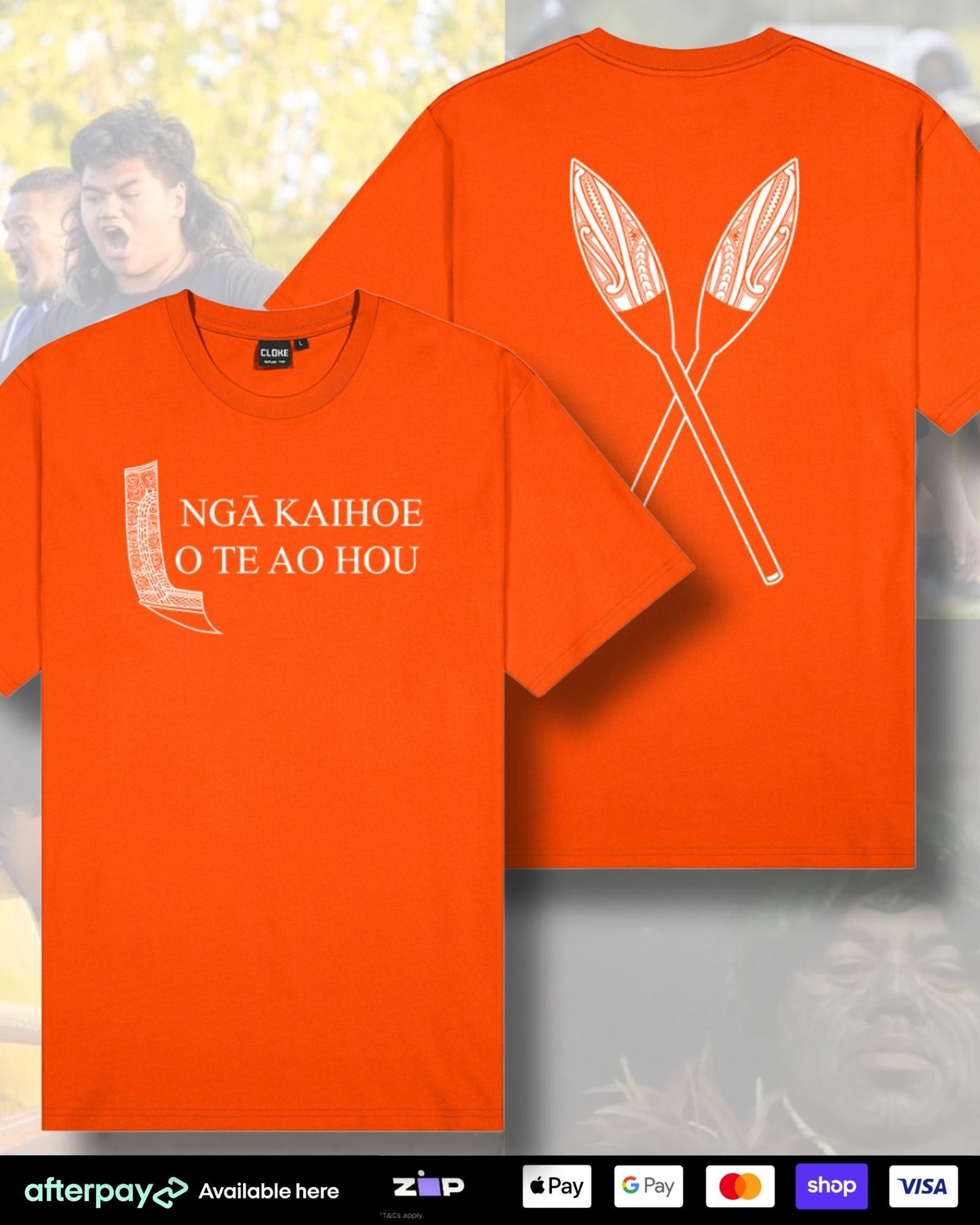 Ngā Kaihoe O Te Ao Hou - T-Shirt (Adults) Aloua Vision & Print
