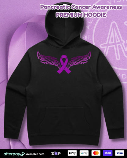 Pancreatic Cancer Awareness Hoodie (Adults) Aloua Vision & Print