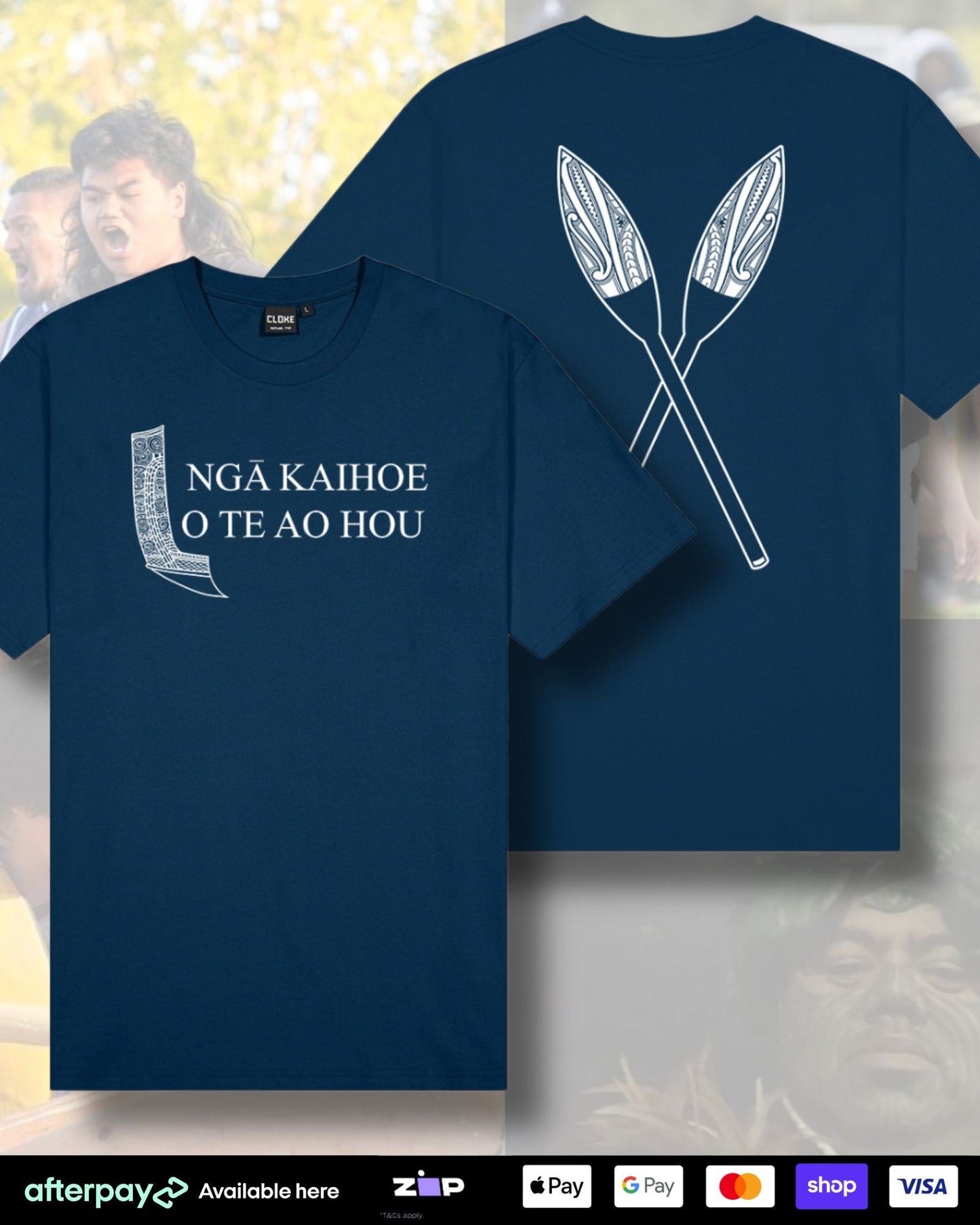 Ngā Kaihoe O Te Ao Hou - T-Shirt (Adults) Aloua Vision & Print