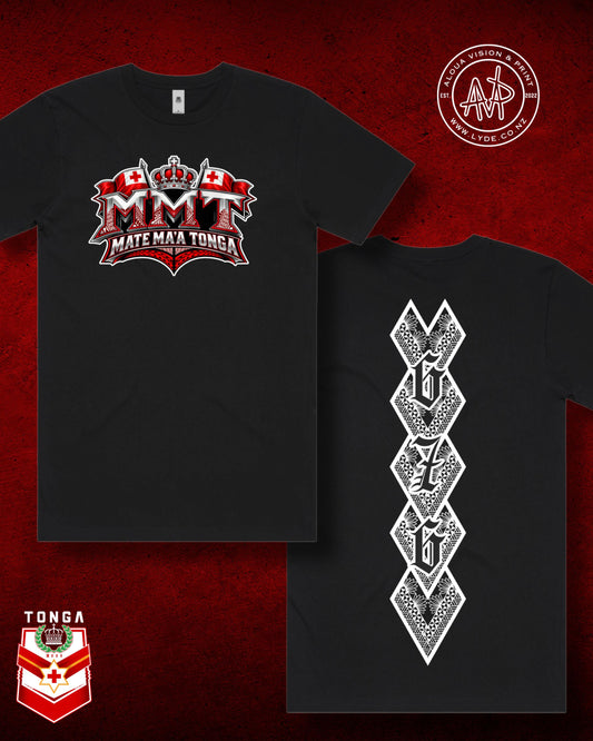 MMT Black Tee (Adults) Aloua Vision & Print