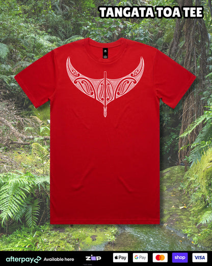 Tangata Toa Tee (Adults) Aloua Vision & Print