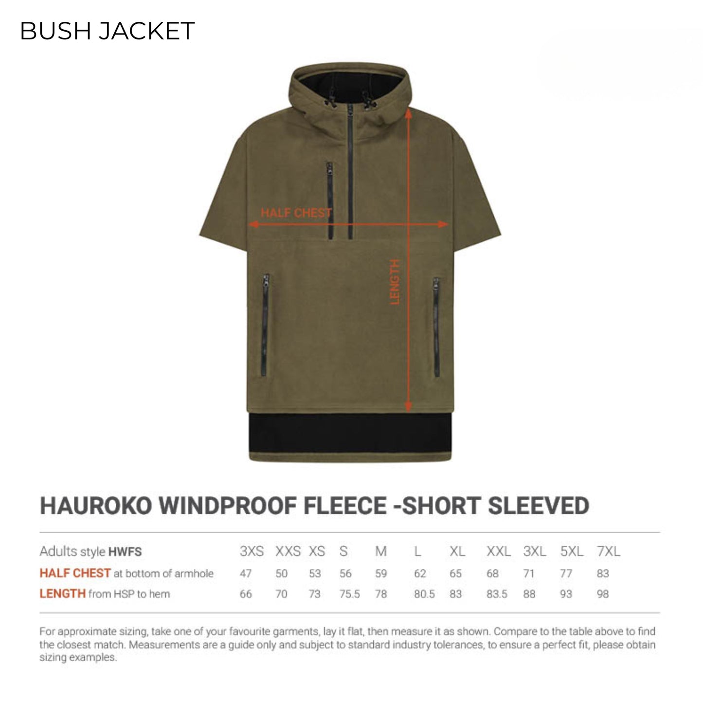 Native Hunter Windproof Fleece - Stag (Adults) Aloua Vision & Print