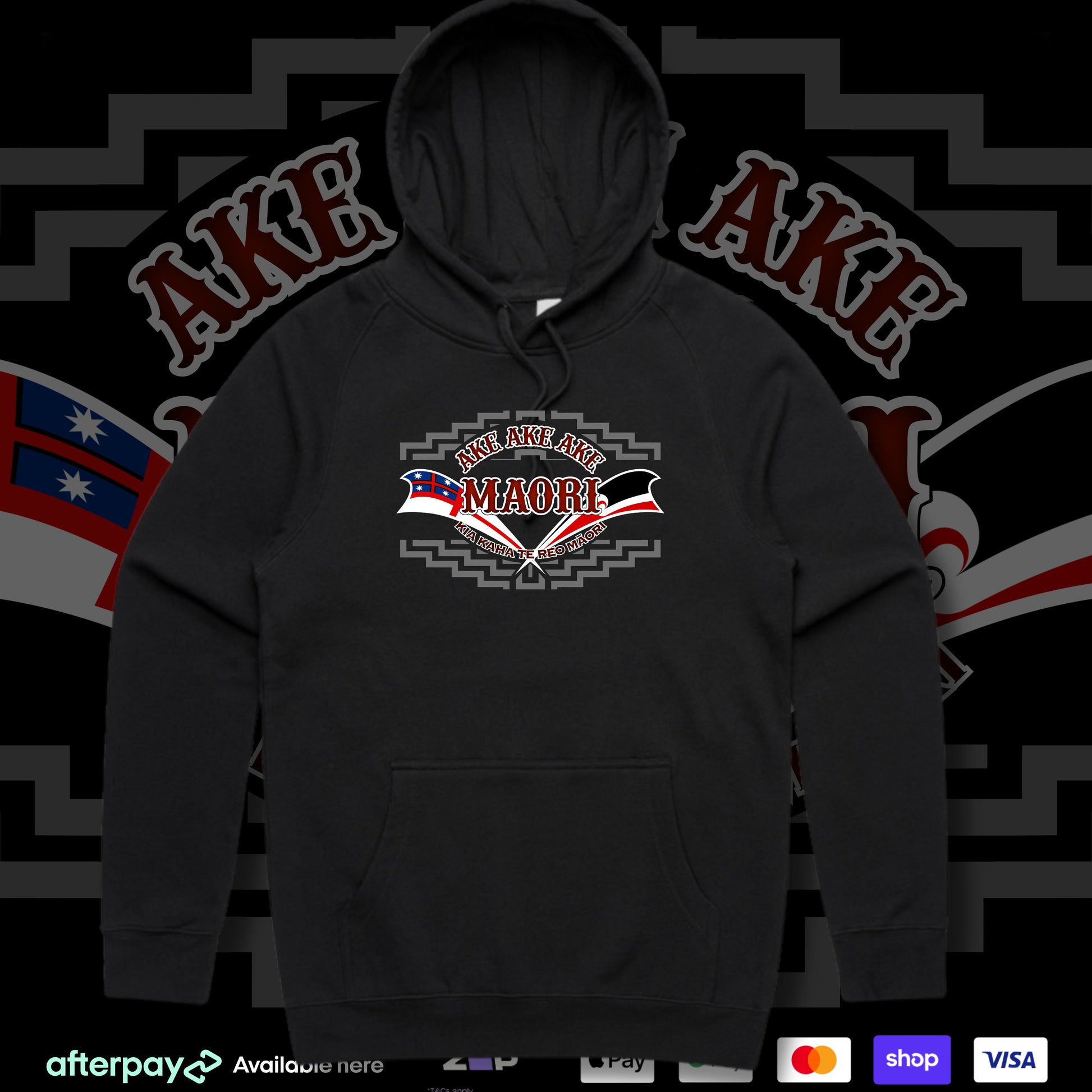 Kaha Maori Hoodie (Adults) Aloua Vision & Print