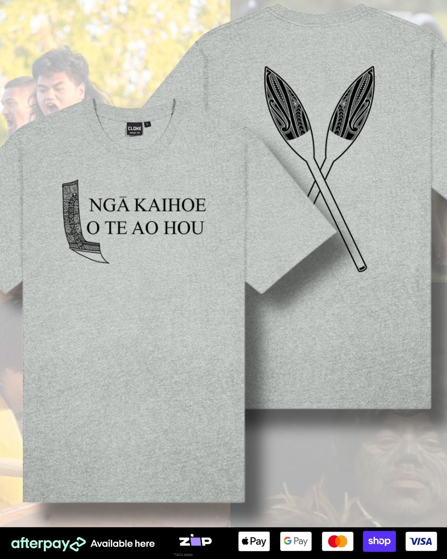 Ngā Kaihoe O Te Ao Hou - T-Shirt (Adults) Aloua Vision & Print