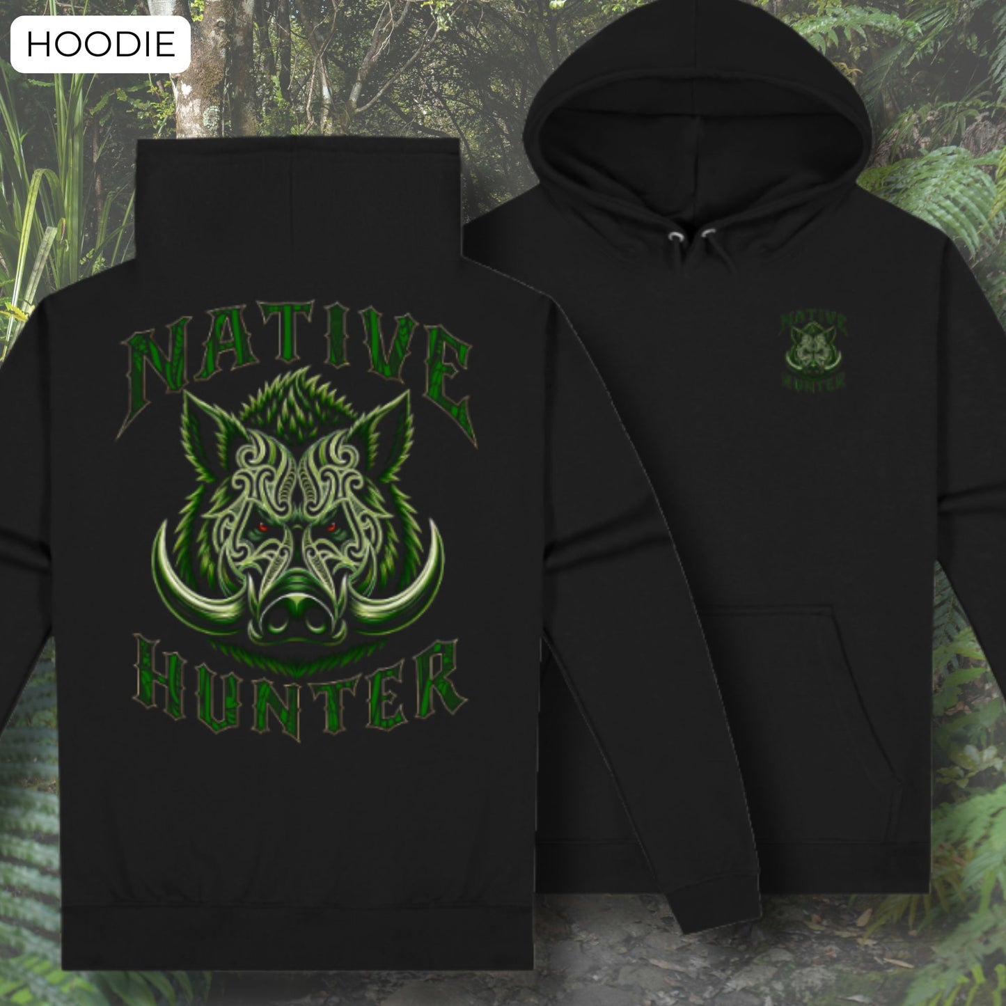 Native Hunter Hoodie (Adults) Aloua Vision & Print