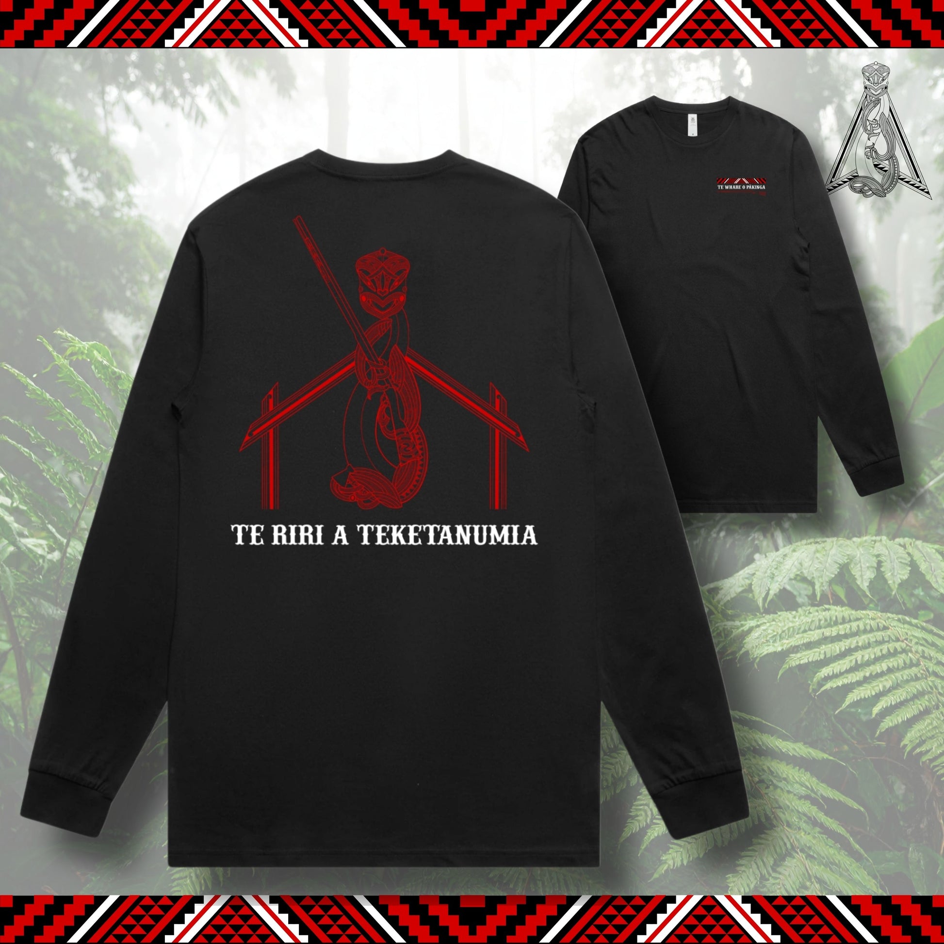 Pākinga Longsleeve T-Shirt Aloua Vision & Print