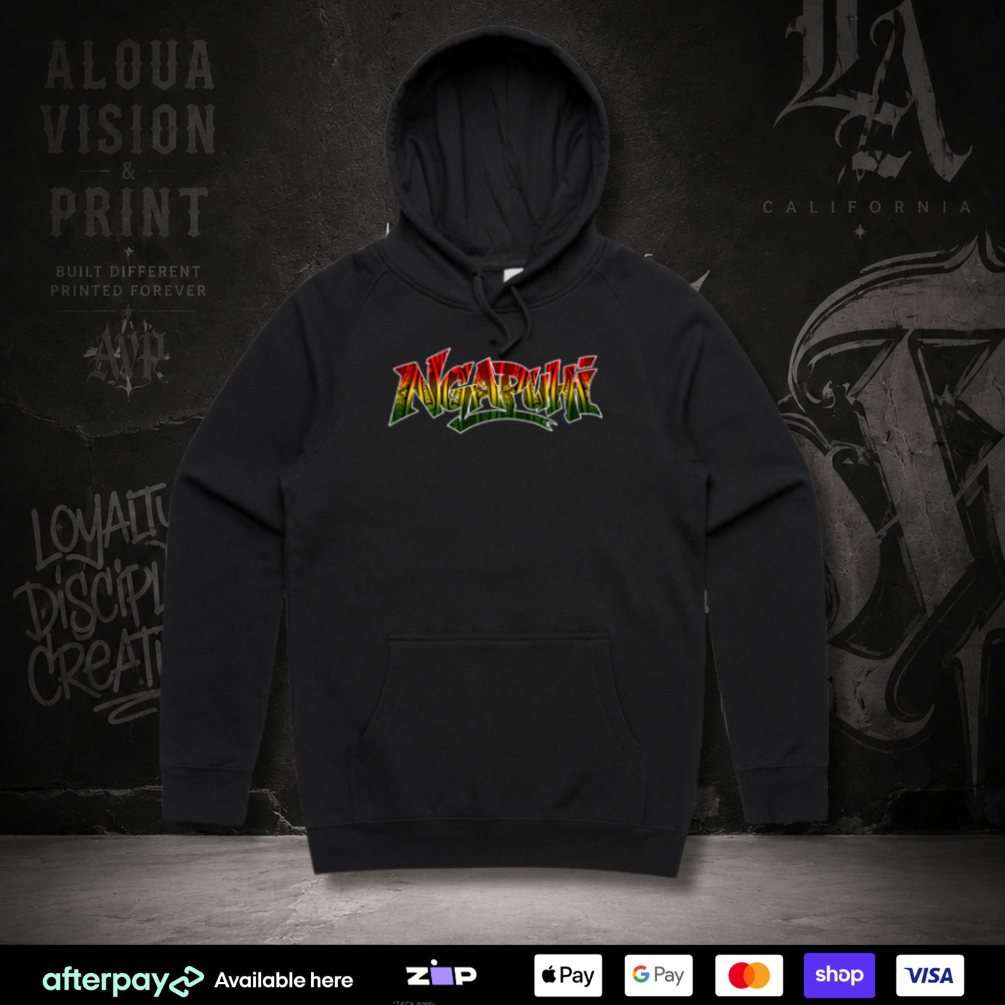Ngapuhi Rasta Hoodie (Adults) Aloua Vision & Print