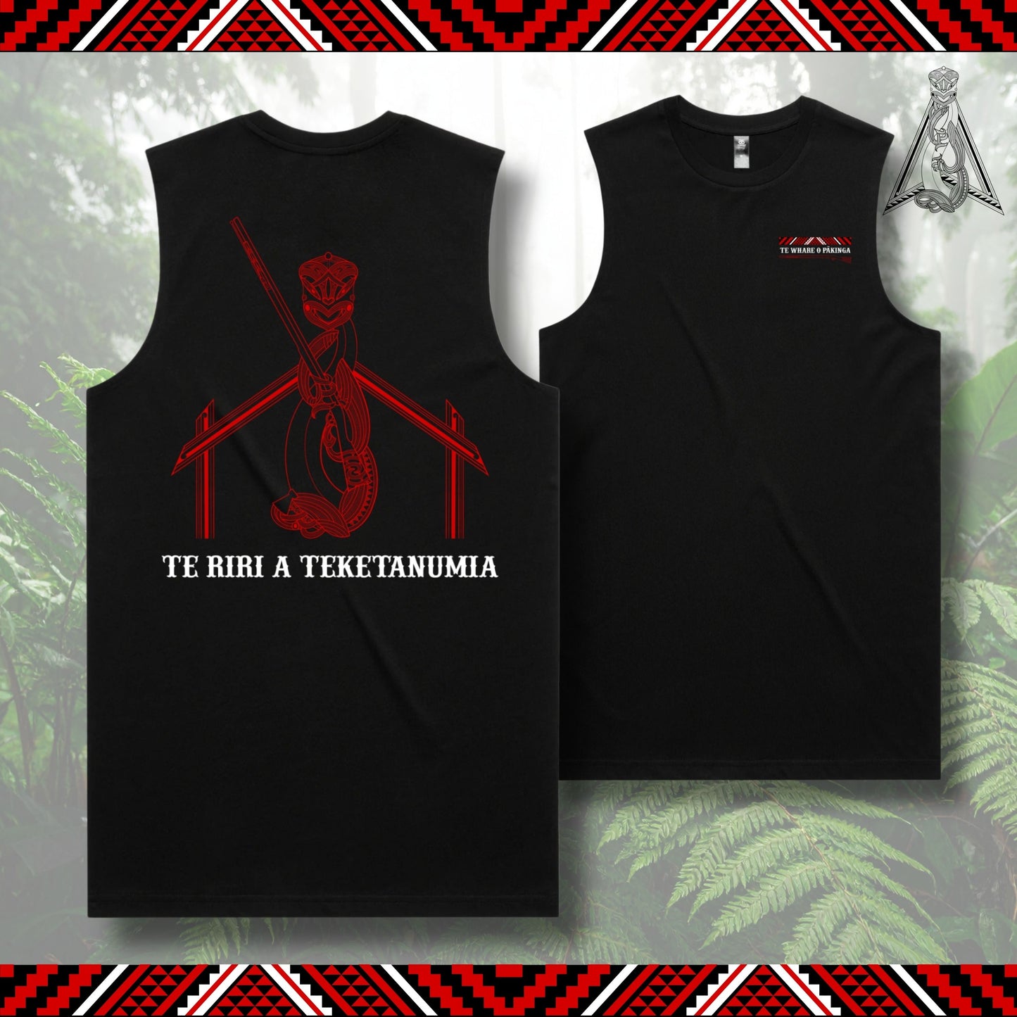Pākinga Singlet (Kids) Aloua Vision & Print