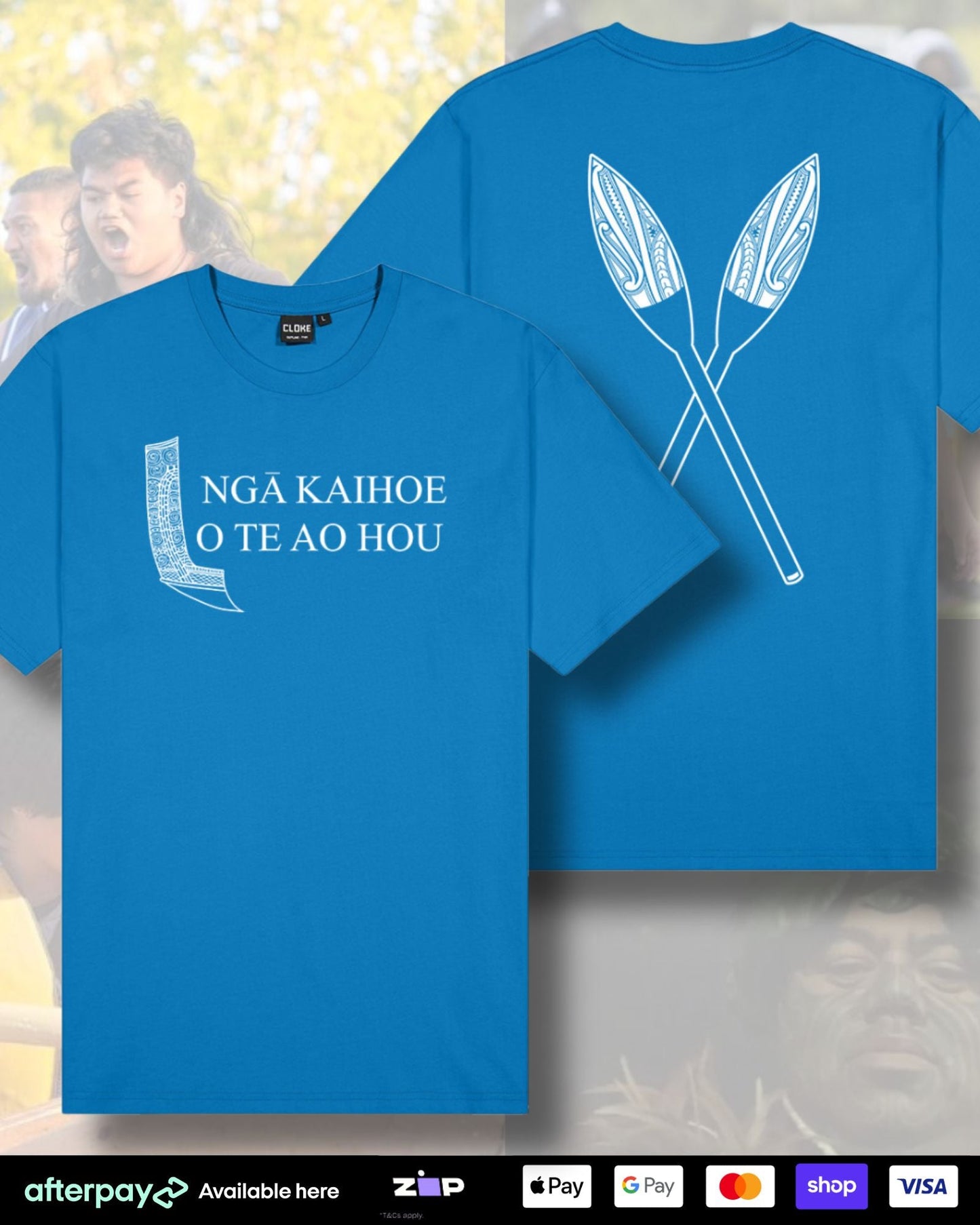 Ngā Kaihoe O Te Ao Hou - T-Shirt (Adults) Aloua Vision & Print