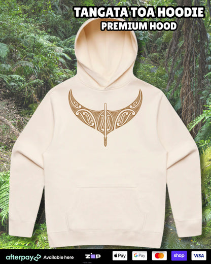Tangata Toa Hoodie (Adults) Aloua Vision & Print