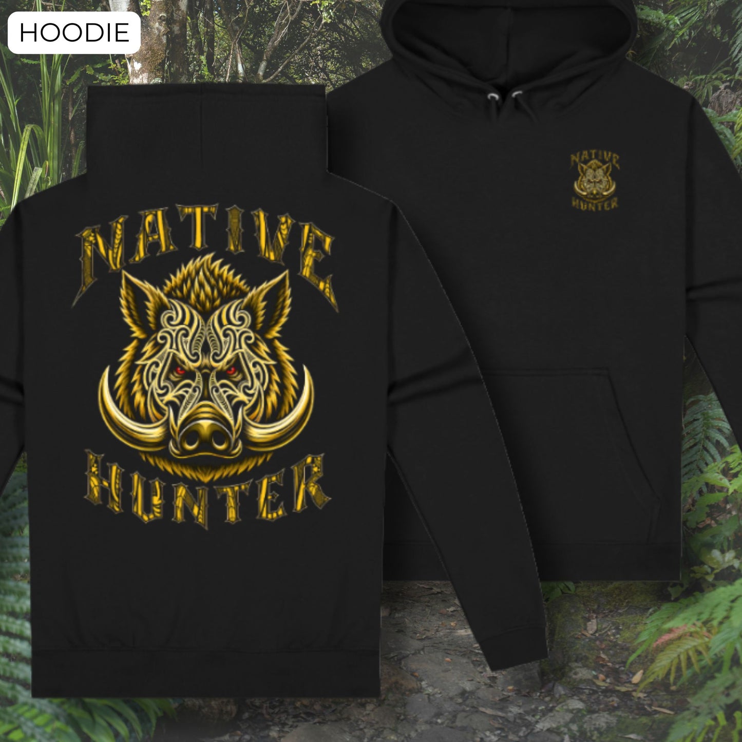 Native Hunter Hoodie (Adults) Aloua Vision & Print