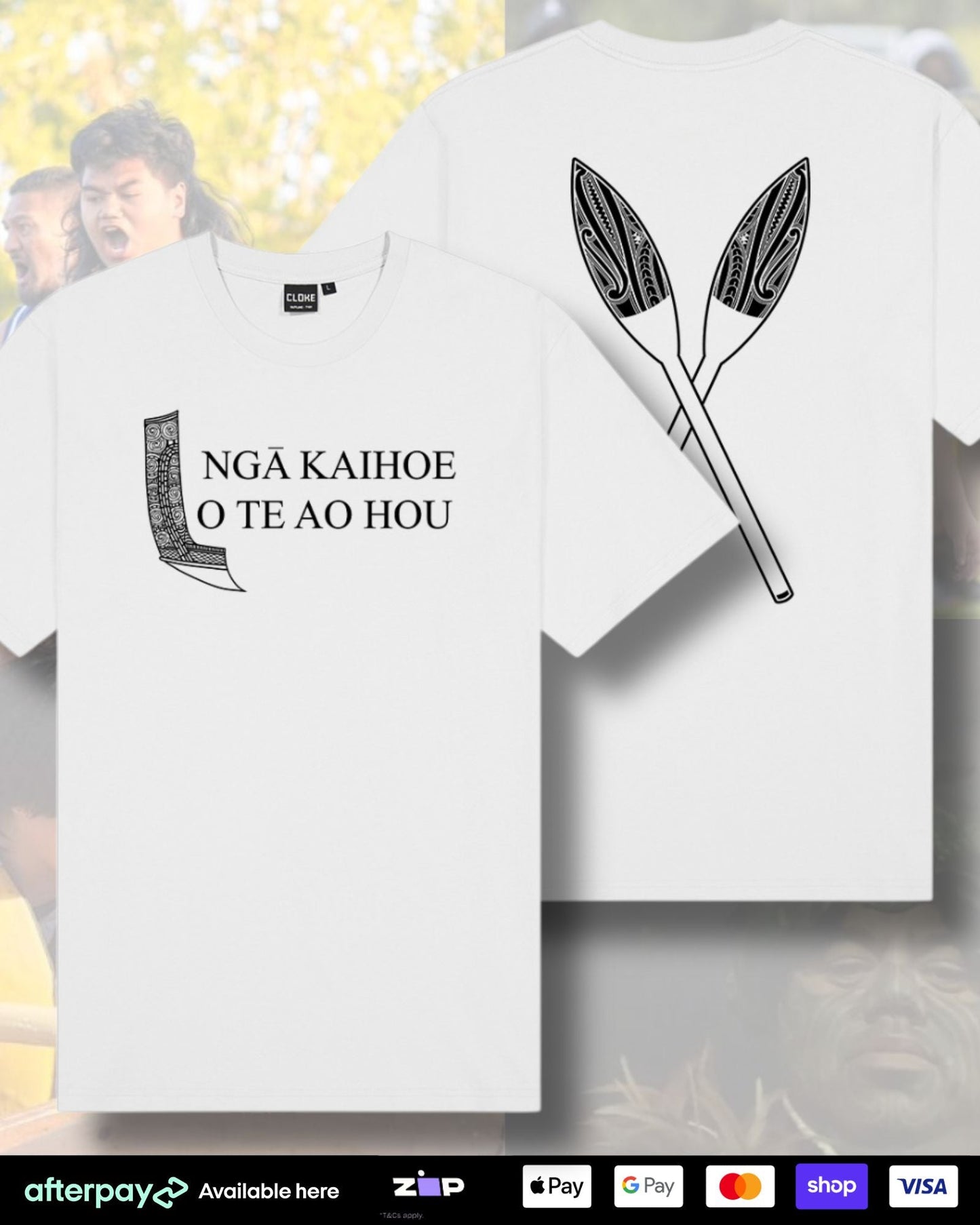 Ngā Kaihoe O Te Ao Hou - T-Shirt (Adults) Aloua Vision & Print