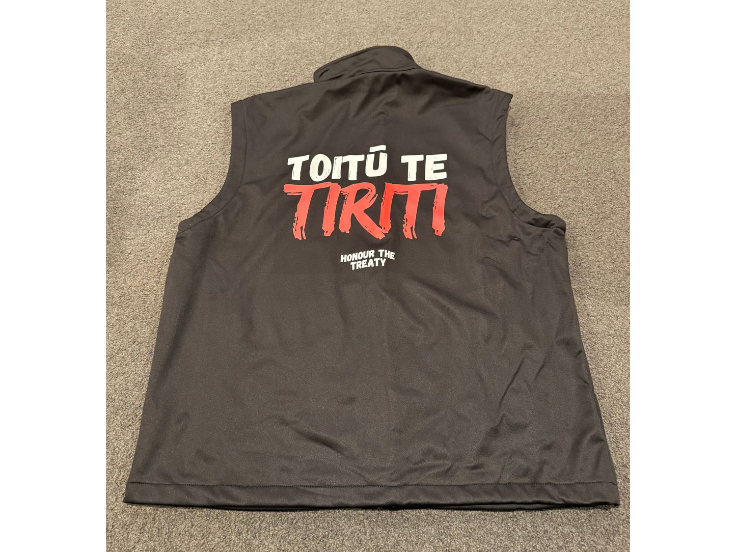 2XL Softshell Vest - Toitu Te Tiriti