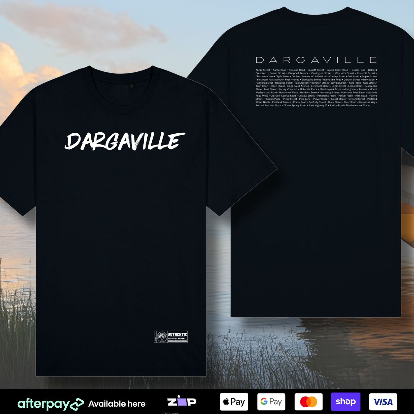 Dargaville Tee - Street Names (Adults)