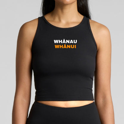 Wo's Active Crop Tank Aloua Vision & Print