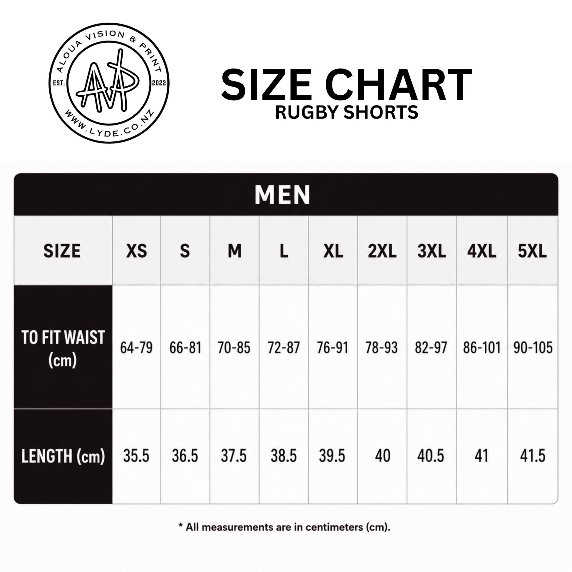 Harty Ngati Rugby Shorts [PRE-ORDER] Aloua Vision & Print