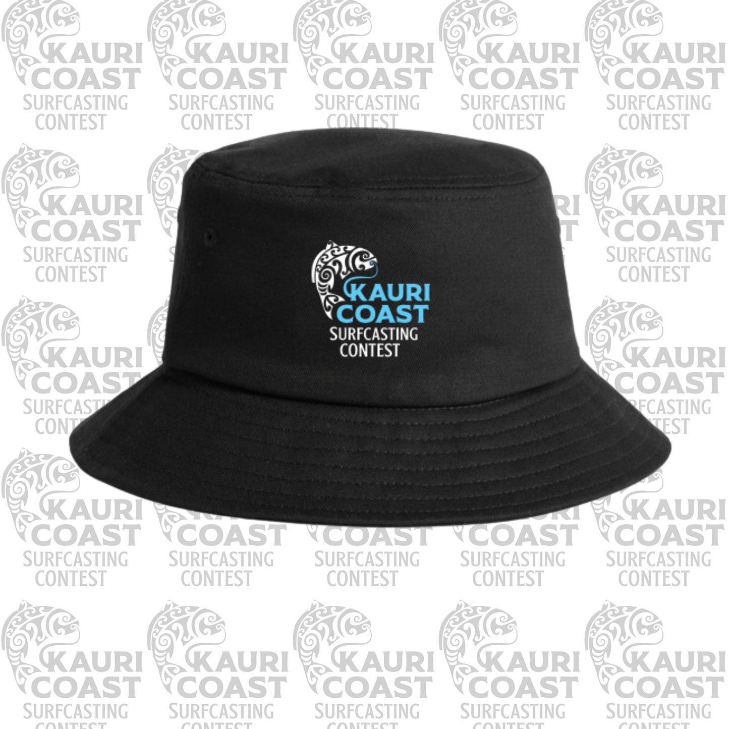 Kauri Coast Fishing Kids Bucket Hat (Cotton) Aloua Vision & Print