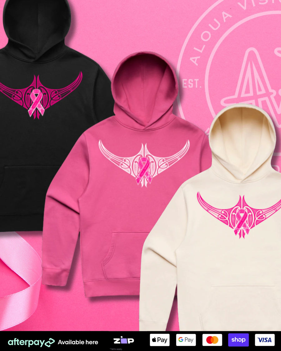 Breast Cancer Awareness Hoodie (Adults) Aloua Vision & Print