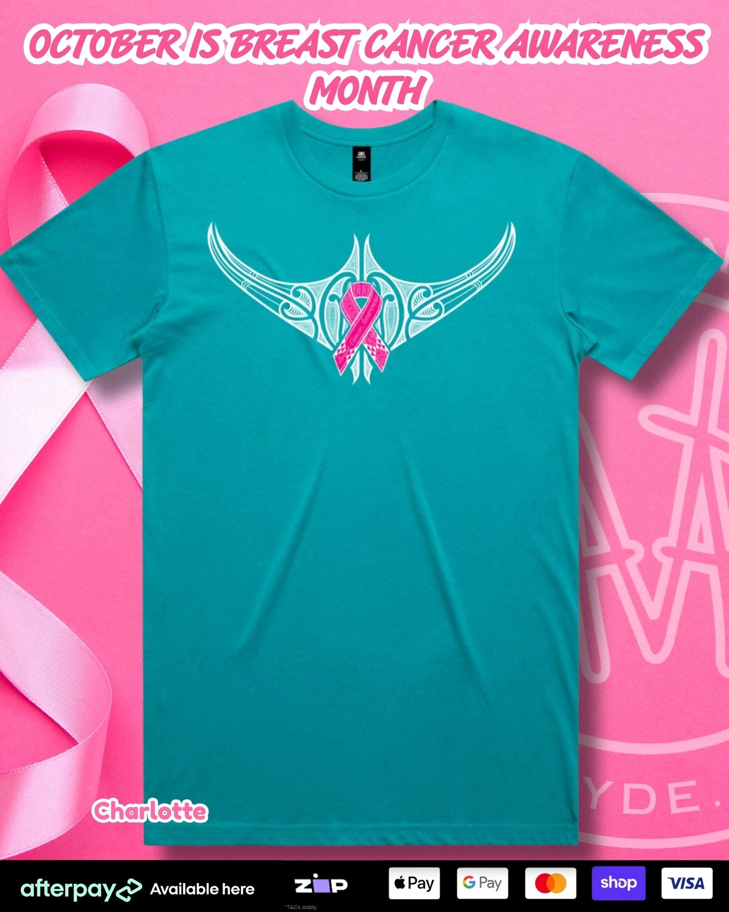 LIMITED Breast Cancer Awareness T-Shirt (Adults) Aloua Vision & Print